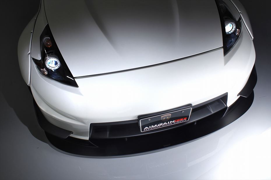 【M’s】Z34 370Z フェアレディZ (2008y-2020y) AIMGAIN GT フロントバンパー + アンダーリップ (タイプ1) エイムゲイン ロエン ロウェン